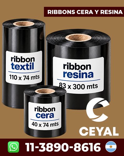 RIBBON CERA X 74 Y 300 MTS - Pedilo hoy